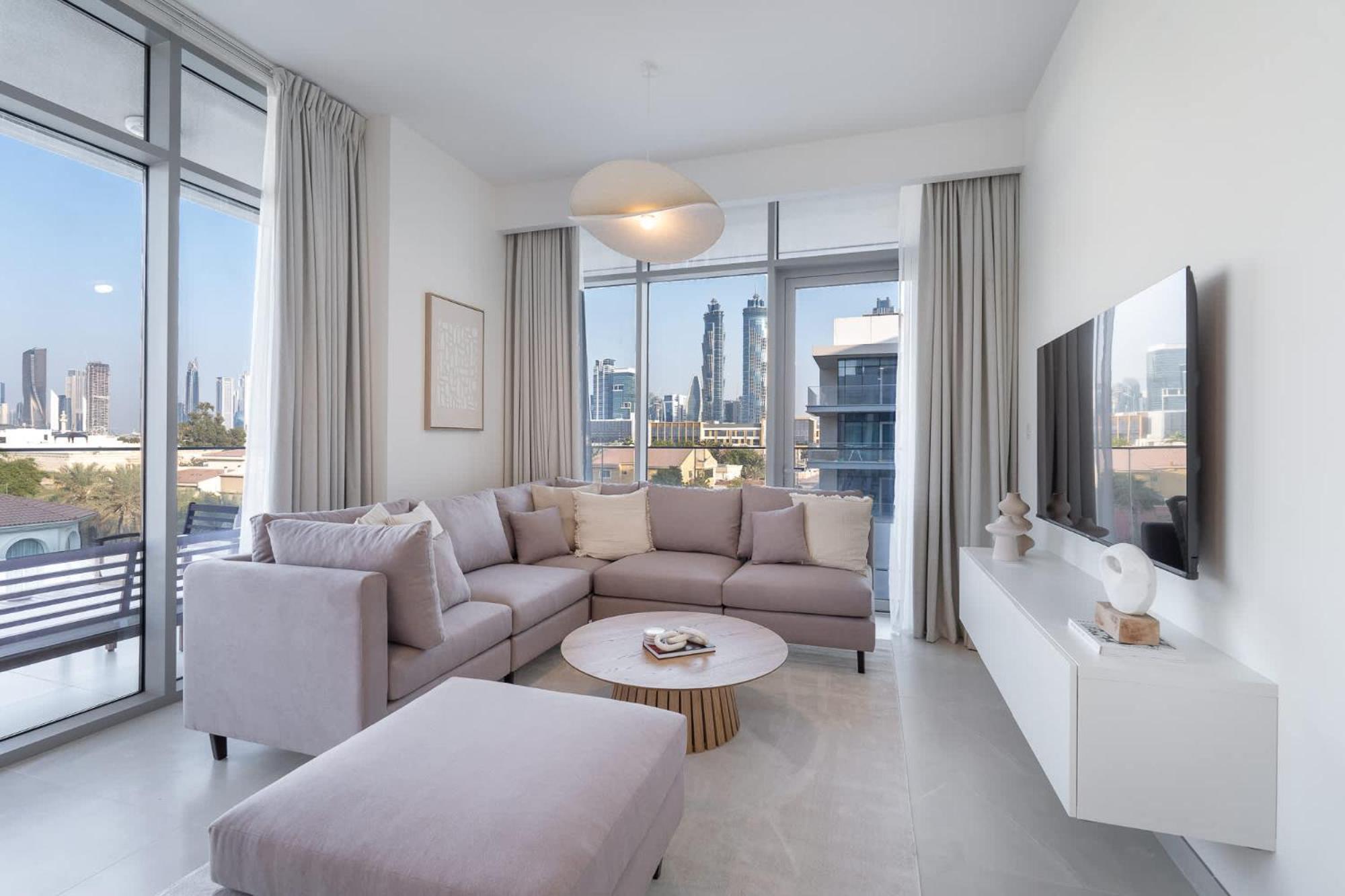 Full Burj Khalifa View In 3 Bedroom Apartment In Canal Front 1 That Sleeps 6 Ντουμπάι Εξωτερικό φωτογραφία